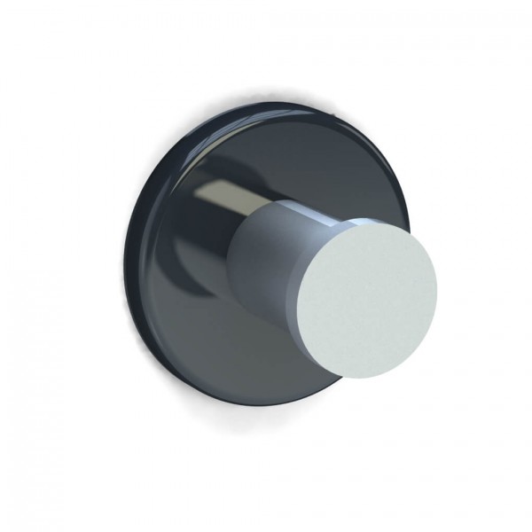 Bunt & Pfiffig Universalhaken aus Aluminium pulverbeschichtet RAL 7043 Verkehrsgrau