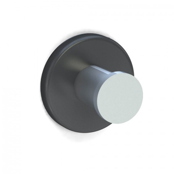 Bunt & Pfiffig Universalhaken aus Aluminium pulverbeschichtet RAL DB703 Eisenglimmer-Grau