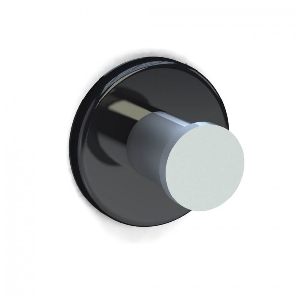 Bunt & Pfiffig Universalhaken aus Aluminium pulverbeschichtet RAL 9005 Tiefschwarz