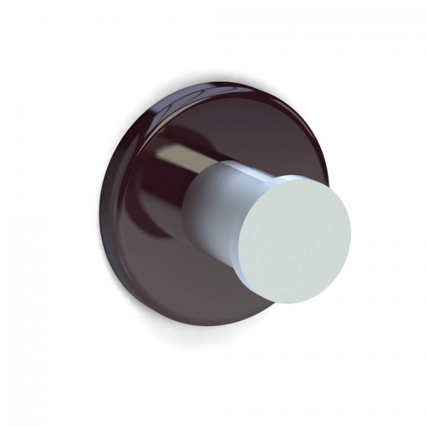 Bunt & Pfiffig Universalhaken aus Aluminium pulverbeschichtet RAL 3005 Weinrot